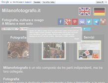 Tablet Screenshot of milanofotografo.it